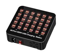 Station De Charge Rapide USB | Hub de Charge Multiple,Adaptateur Intelligent pour Voiture Smartphone Ordinateur Portable Maison Cuisine Chambre École Tablette Ordinateur de Table