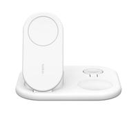 Station de Charge Rétractable MagSafe Qi2 15W iPhone / AirPods / Apple Watch Blanc
