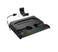 Station de Charge RGB Multifonction - iPega - P5S006H - Refroidissement Actif - Chargeur Double - 3 Ports USB