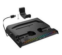 Station de Charge RGB Multifonction pour PS5 Slim avec Refroidissement Ipega Noir Noir G