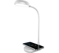 Station de charge sans fil 15W Qi + Lampe + Câble de charge USB C/C Argent Bigben