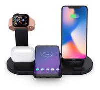 Station de charge sans fil 3 en 1 polyvalente, charge sûre, douce et sans douleur des appareils, technologie de contrôle automatique avancée