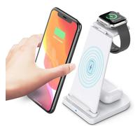 Station de charge sans fil 3 en 1 pour iPhone Apple Watch Air Pods Samsung HuaWei XiaoMi