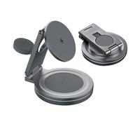 Station de charge sans fil - Chargeur magnétique | Charge rapide magnétique rotatif à 360 degrés Support de téléphone portable pour console de jeu pour la maison, les voyages, les bagages
