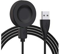 Station de charge sans fil de remplacement pour Huawei GT 2 Pro, GT2 ECG, Watch GT 3/GT 3 Pro, compatible avec Huawei Watch 3/3 Pro, Watch GT Runner, Watch D Chargeur USB 100 cm - Noir