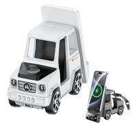 Station de charge sans fil pour iPhone, station de charge sans fil, réveil avec charge sans fil, charge rapide, utilisé pour smartphone, montre intelligente et écouteurs Wireles (blanc)