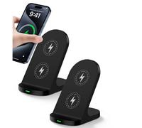 Station de charge sans fil Qi Android pour Apple, Google, Samsung, non spécifique, noire