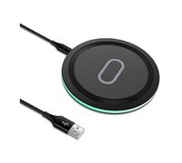 Station de charge sans fil Qi pliable pour Google et Samsung, noire
