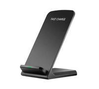 Station de charge sans fil - Support de téléphone rapide de 15 W, chargeur portable pliable avec lumière qui facilite le sommeil, améliore la station d'accueil de bureau horizontale verticale | pour
