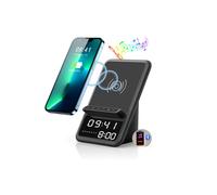 Station de charge sans réveil pour iPhone 14, Bluetooth, noir