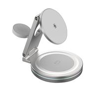 Station de charge téléphonique, chargeur sans fil - Station de charge | Charge magnétique rapide avec design rotatif à 360 degrés, support pour téléphone pour voyager à la maison