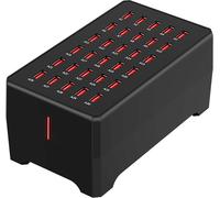 station de charge USB 150 W, 30 ports, station de charge USB, chargeur multiple, chargeur de bureau intelligent pour smartphone, tablette, PC, ordinateur portable