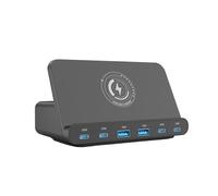 Station De Charge USB 160W, Chargeur sans Fil GaN 65W 45W, Chargeur Rapide for Ordinateur Portable Et Tablette Sécurité Rapide