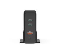 Station de charge USB-C univ., GaN, 3 ports, Power Delivery (PD), 5-28V/140