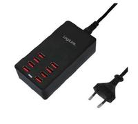Station de charge USB LogiLink PA0140 Courant de sortie (max.) 8800 mA 8 x 8x