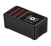 Station de charge USB multiport, hub de charge d'écoute, chargeur de port Smart Portable 15W sans fil, conception compacte idéale pour la tablette de montre de téléphone portable à domicile et plus, 1