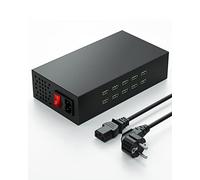 Station de Charge USB, Skazeke 10Ports 200W/20A concentrateur de Charge de Bureau,Sortie 4,5V/3,6A, 5V/3,4A, 9V/2,5A, Charge 2V/2A pour appareils Apple,Smartphones