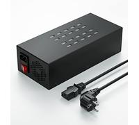 Station de Charge USB, Skazeke 20Ports 200W/40A concentrateur de Charge de Bureau Sortie de Protection Multiple 5V/2A, Charge pour appareils Apple, Smartphones