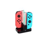 Station de charge Valtron pour Joy-Con Nintendo Switch, support de charge 4 en 1