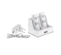 Station de charge - Wii - Télécommande - Batteries incluses - Compatible Motion + - Blanc