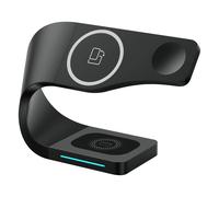Station De Charge Noire Magsafe Charge Sans Fil Pour Iphone Apple Watch Airpods