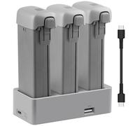 Station de chargement à trois voies pour DJI Avata 360, chargeur rapide, station de charge avec câble de charge, prend en charge PD100W+ pour charger 3 batteries en seulement 76 minutes