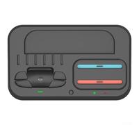 Station de chargement avec lumière RVB pour manettes Switch2 prend en charge le chargement Pro et Joy Con avec support de rangement pour cartes de jeu