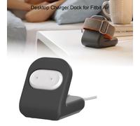 Station de chargement de bureau pour Google Fitbit Air, support antidérapant en ABS, support de rangement, base de chargement compacte pour la maison, le bureau et les voyages Black