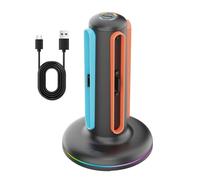 Station de chargement magnétique pour manette de jeu 5 V avec effets de lumière RVB pour Nintendo Switch 2 Joy-Con 2