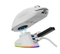 Station de Chargement pour Logitech MouseG Pro X Superlight et Superlight 2 (Dex), G502 / G502X / G502X Plus Lightspeed, G703, G903, Remplacer pour Powerplay Wireless Charging (Blanc)