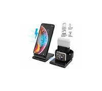 : Station de chargement Qi 3 en 1 pour smartphone, Apple Watch et AirPods