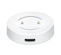 Station de chargement sans fil pour Huawei pour GT et pour Honor pour les modèles de rêve avec profil compact de 44 x 10 mm et intégrité structurelle PC ABS fiable (blanc)