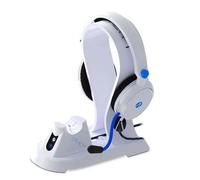 STEALTH SP-C160V PS5 Gaming Station - Casque Gamer, Support de Casque, Base de Stockage, Station de Recharge, et câble tressé USB-C Play & Charge