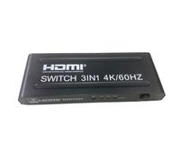 Station de Chargement USB, Commutateur HDMI 4K 3x1, Télécommande 60 Hz