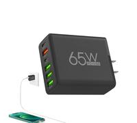 Station De Chargement USB Multiport - Bloc De Chargement Mural, Conception À 6 Ports | Structure D'alimentation Haute Vitesse Compatible Avec Le Type C, Portable Et Peu Encombrante, Gestion De Plusieu