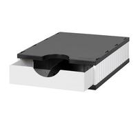 Station de classement doc uno, blanc/noir