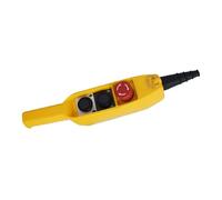 Station de commande avec interrupteur à bouton-poussoir, étanche à la pluie, for grue et camion, COB-61E PL-03D2, simple/double vitesse, avec arrêt d'urgence(COB-61ESDoubleSpeed)