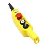 Station de commande de grue de levage industrielle COB-61E PL-03D2, interrupteur à bouton-poussoir, étanche IP65, simple/Double vitesse avec urgence(Single Speed COB-61E)
