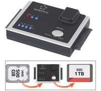 Station de copiage pour disque dur avec fonction effacement Renkforce