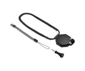 Station de cou efficace pré-montée pour appareil photo Go Secure - Harnais pour appareil photo - Sangle stabilisatrice pour appareil photo - Sangle de cou pour appareil photo - Sangle anti-secousses