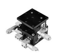 Station de coupe à axe XYZ 60 x 60 mm, plate-forme à déplacement manuel, table coulissante linéaire, rail transversal 60 x 60 mm XYZ60-LM LD60-LM