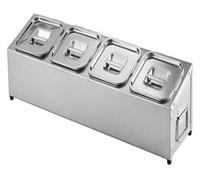 Station de cuisson pour pizza, boîtes à épices, sel et sucre - Support de rangement pour comptoir