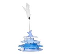 Station de Divertissement Dynamique Kitty - Fournit Un Mouvement de tournante Encourager Le comportement de Saut de Swat Augmenter la Stimulation mentale Libération d'énergie