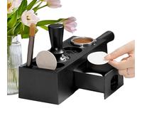 Station De Dosage D' - ABS + Silicone + Acier Support De Porte-filtre Organisateur Préparation | Station Des Presse-café En Bois Pour Cuisine Maison Café Pro