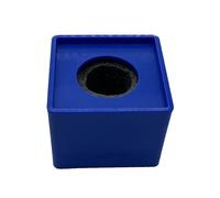 Station de drapeau de microphone en ABS léger, conception carrée portable, fonction antidérapante, compatibilité avec la station de drapeau de microphone à tige de de 25 à 42 mm