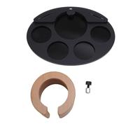 Station de falsification du café Porte-organisation robuste pour 51 mm 53 mm 54 mm 58 mm Portafilter Tamping Stand