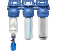 Station de filtration triplex - BWT - PURESKY 50 µm rétro-lavable + ARCTIC 20 µm + PUREBLOCK 10 µm