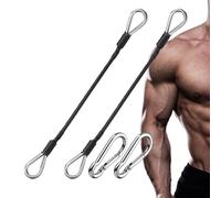 Station de fitness - Corde à double roue, ligne d'entraînement flexible | Accessoire d'entraînement en métal inoxydable, configuration de charge robuste pour l'haltérophilie, exercices d'endurance