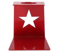 Station de goutteur de cafetière à verser sur, support de goutteur de café stable et réutilisable, support de filtre en fer avec une forte capacité de charge, facile à nettoyer (Rouge)