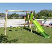 Station de jeux 2,30 m topwood azuki - 6 enfants bois TU